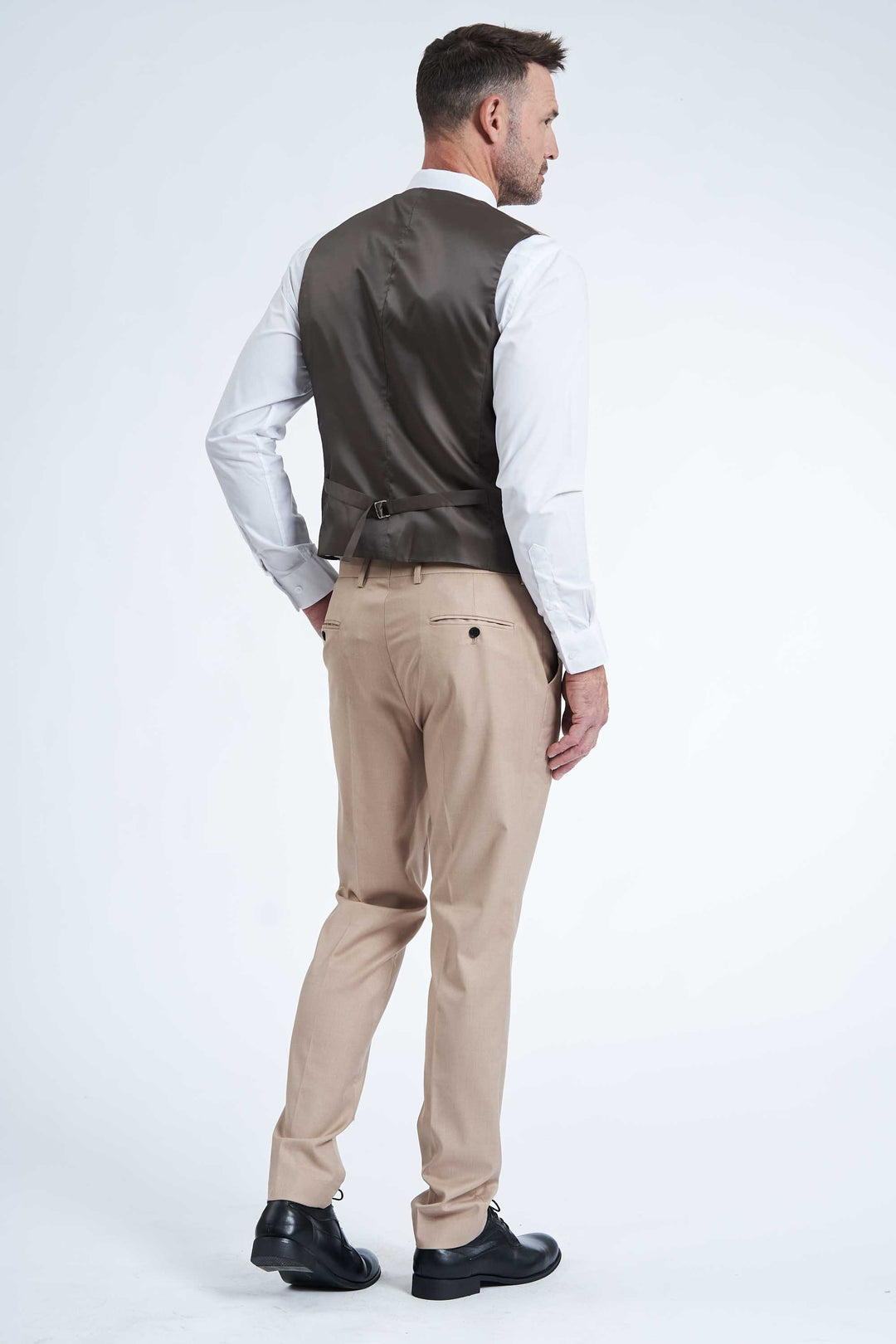 Jakkesæt Vest 'Anton' - Desert Sand