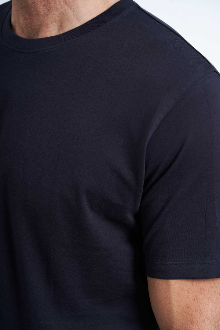 Basic T-shirt 'Fr. Havn' - Dark Navy