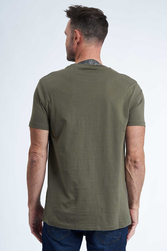 Basic T-shirt 'Fr. Havn' - Army
