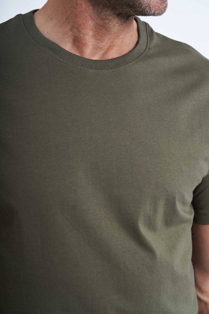 Basic T-shirt 'Fr. Havn' - Army