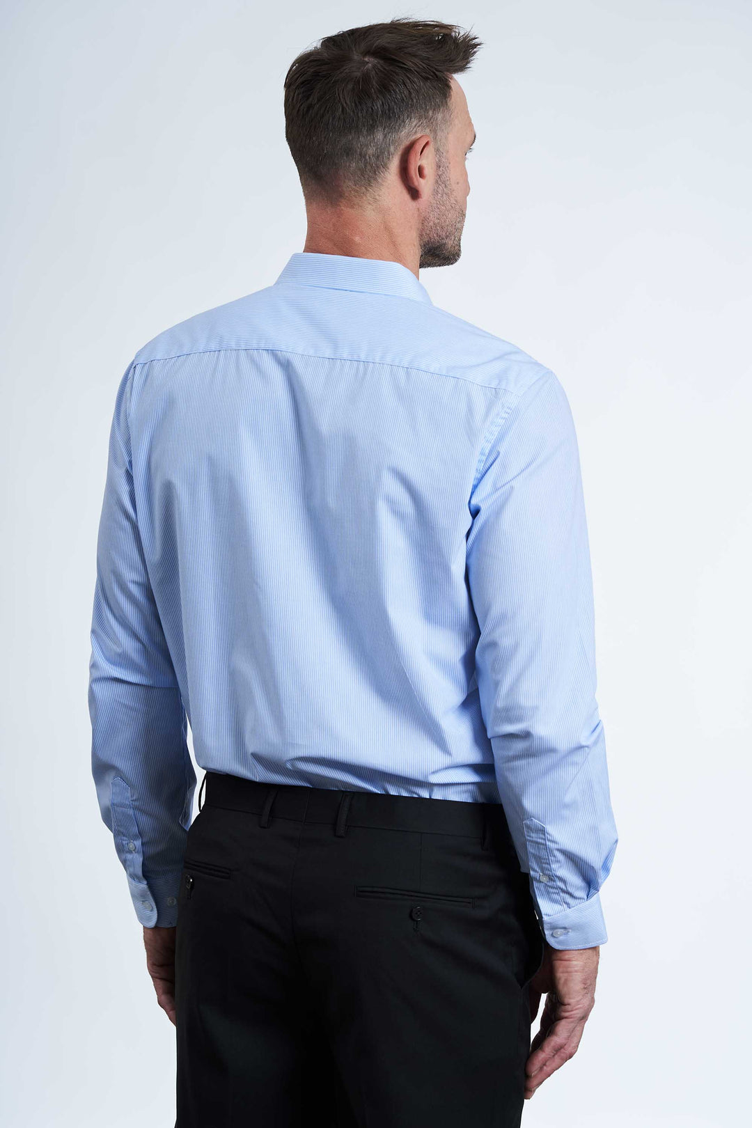 Skjorte 'Varde' - Striped Soft Blue