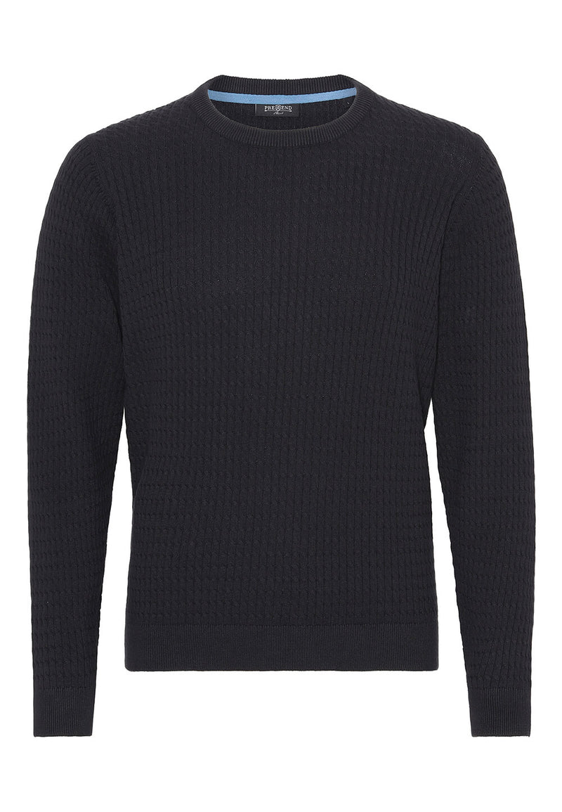 Kabel Strik 'Dylan' - Ultra Dark Navy