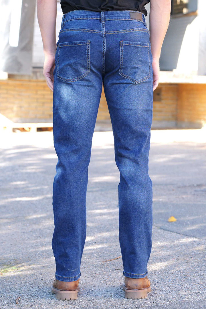 Stretch Jeans 'Hundested' - Used Dark Indigo