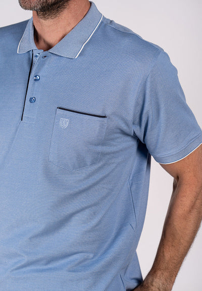 Polo 'Jerome' - Blue