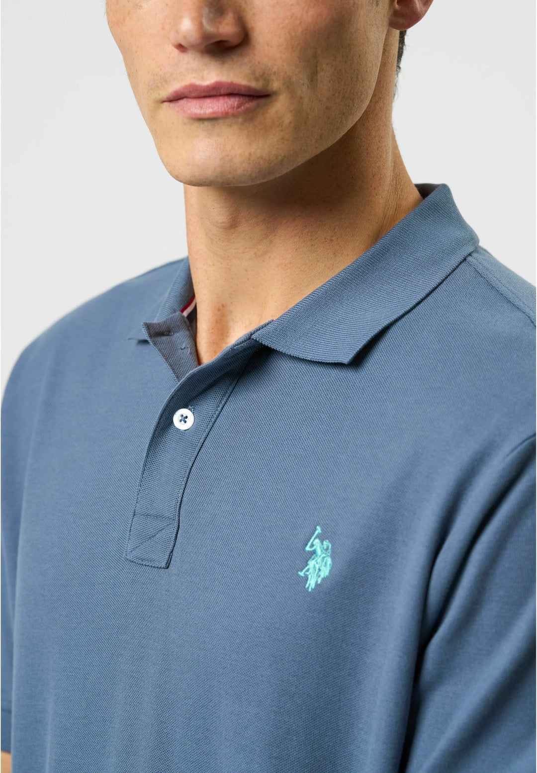 Polo 'Alfred' - China Blue
