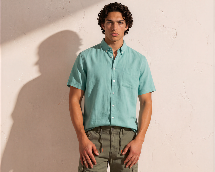 S/S Shirt - Malachite Green