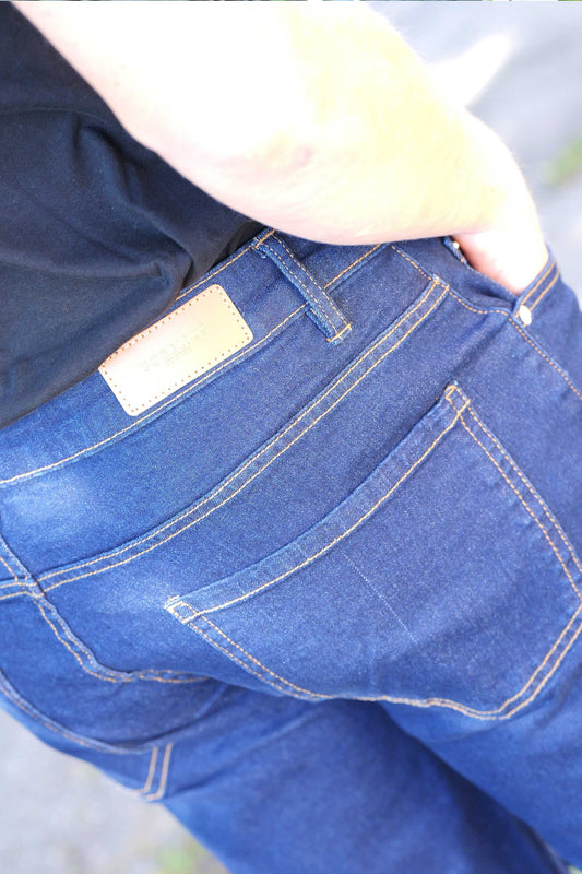 Stretch Jeans 'Hundested' - Used Dark Indigo