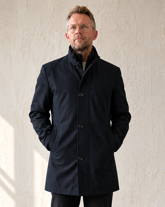 3/4 Frakke 'Ronnie' - Navy
