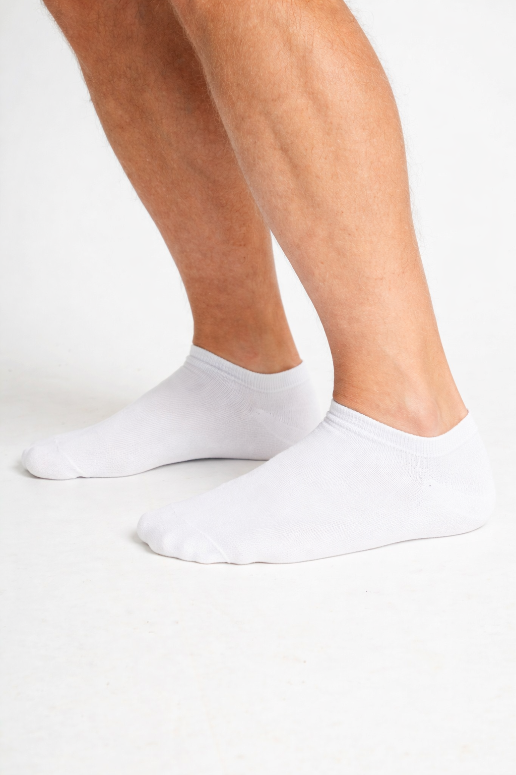 Basic Ankelstrømper 'Svaneke' - White