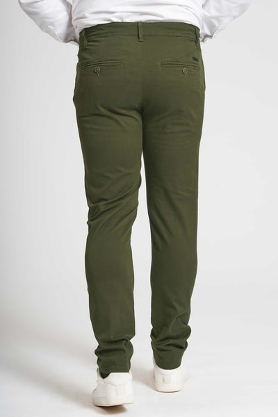 Chino 'Aksel' - Olive