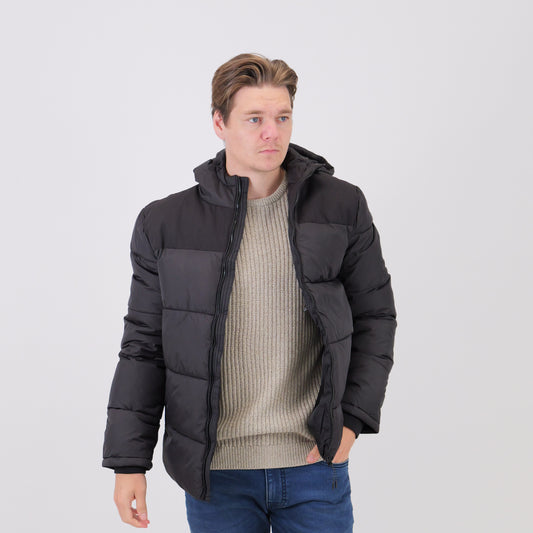 Kort Jakke 'Benjamin' - Black/Black