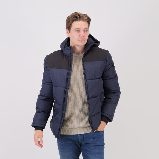 Kort Jakke 'Benjamin' - Navy/Black