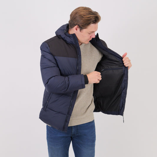 Kort Jakke 'Benjamin' - Navy/Black