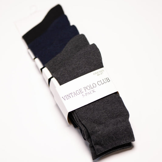 5-Pak Strømper 'Marstal' - Basic Mix o21