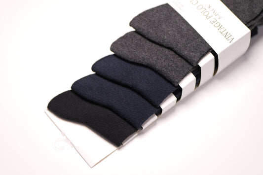 5-Pak Strømper 'Marstal' - Basic Mix o21