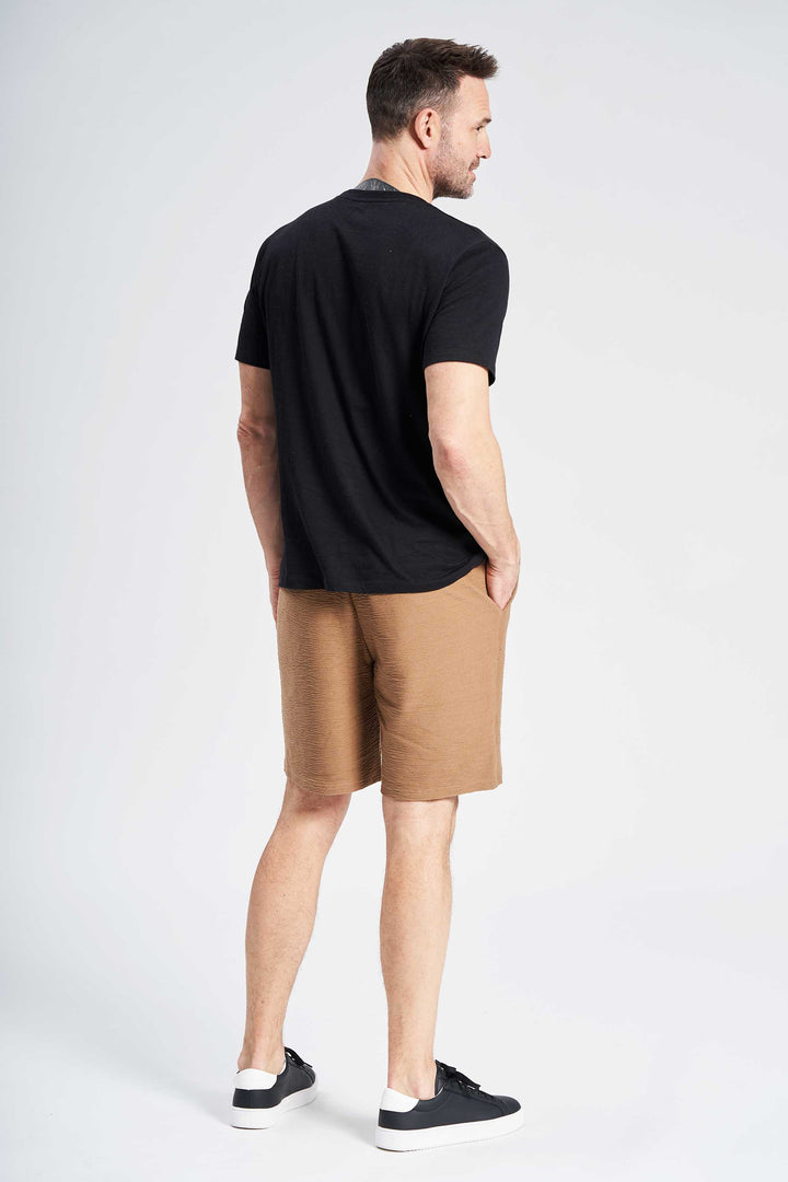 Stretch Shorts 'Lucas' - Camel Brown