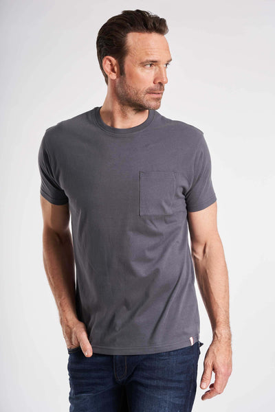 T-Shirt 'Sunds' - Slate Grey