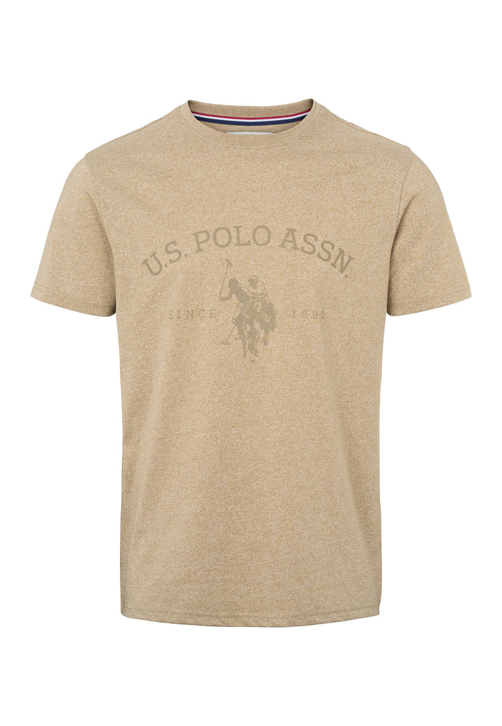 Logo T-Shirt 'Archibald' - Crockery Melange