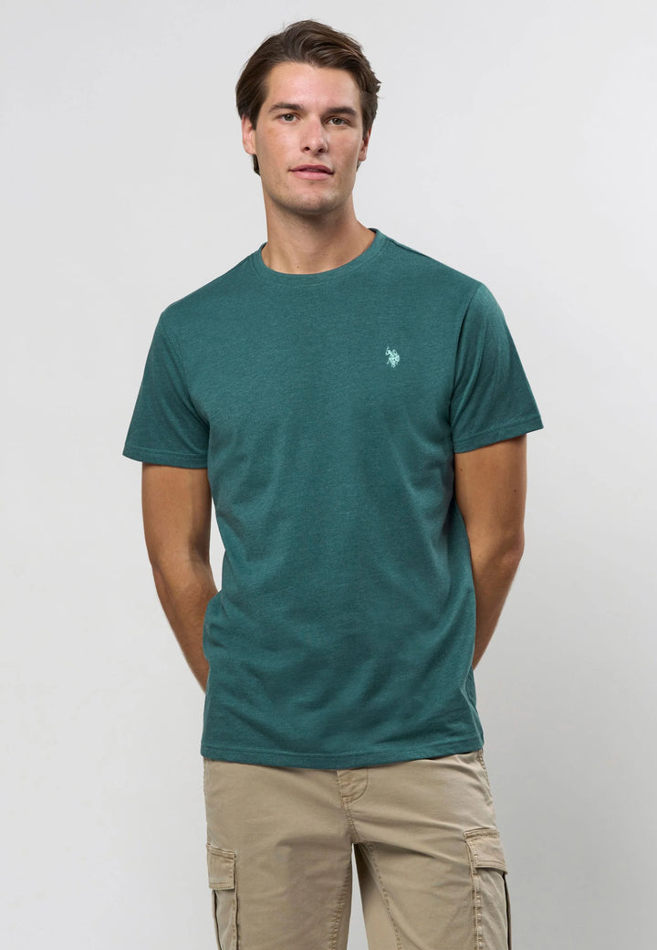 Logo T-Shirt 'Arjun' - Mediterranea Melang