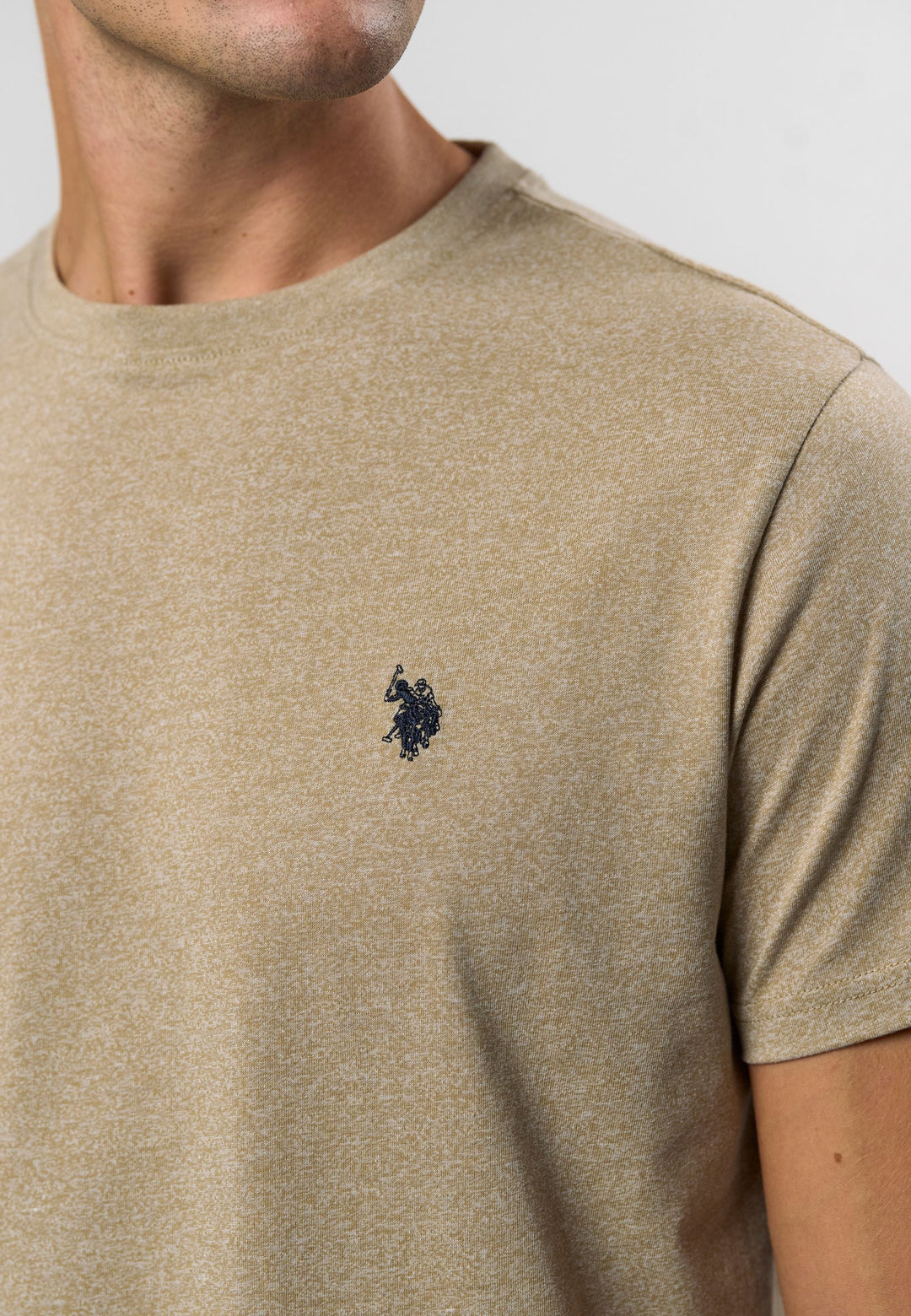 Logo T-Shirt 'Arjun' - Crockery Melange