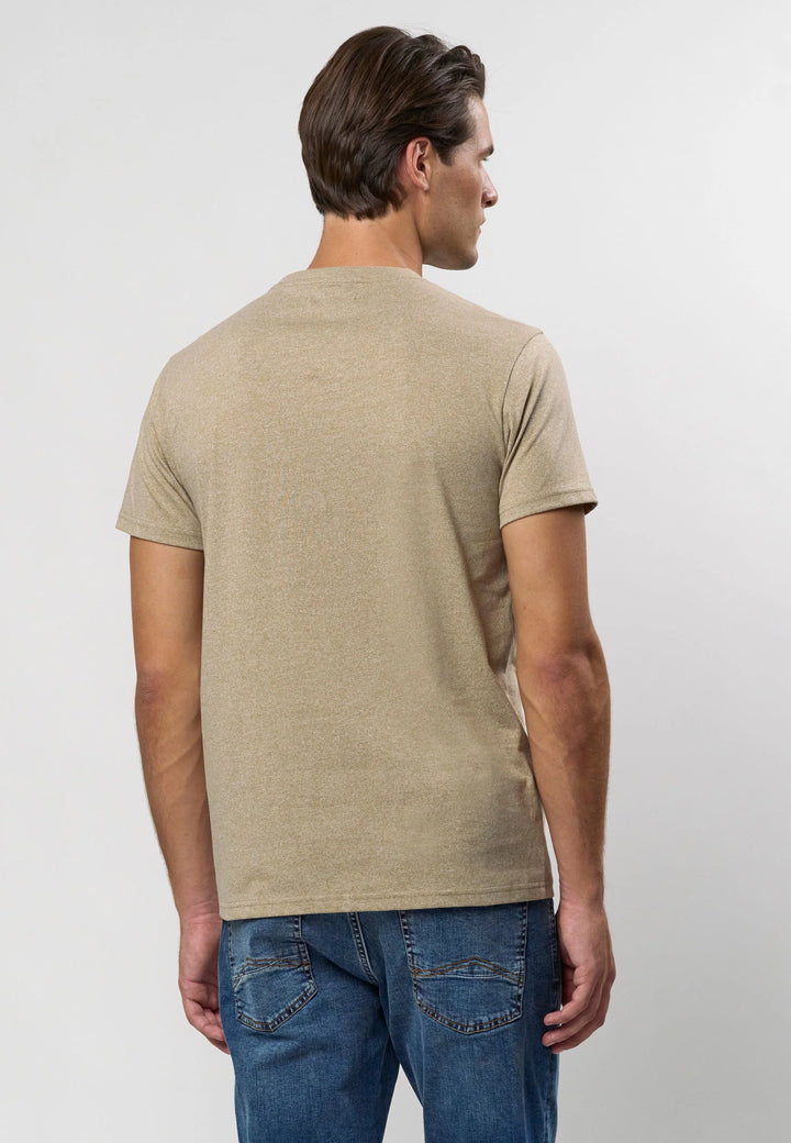 Logo T-Shirt 'Arjun' - Crockery Melange