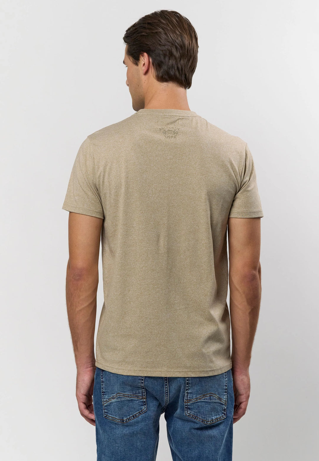 Logo T-Shirt 'Archibald' - Crockery Melange