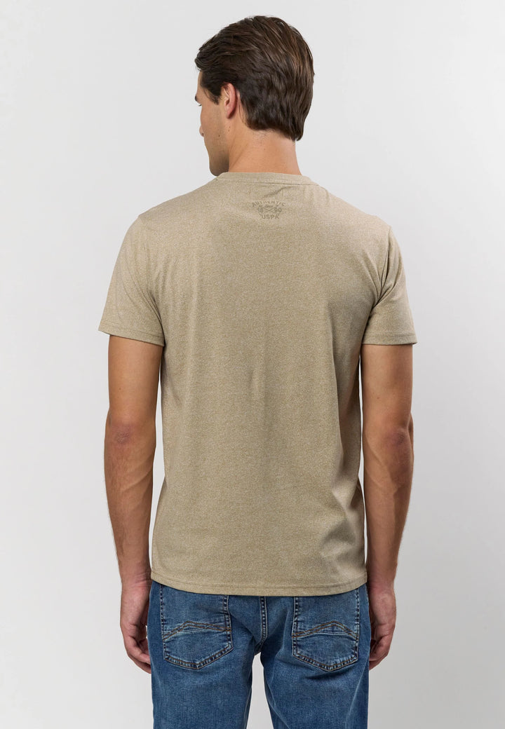 Logo T-Shirt 'Archibald' - Crockery Melange