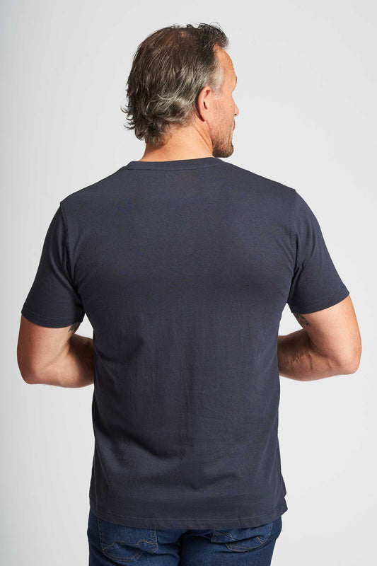 Basic T-shirt 'Fr. Havn' - Dark Navy