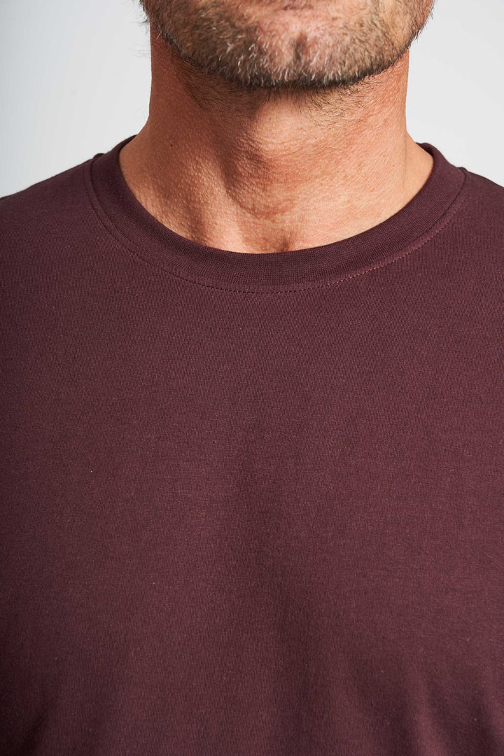 Basic T-shirt 'Fr. Havn' - Dk. Plum