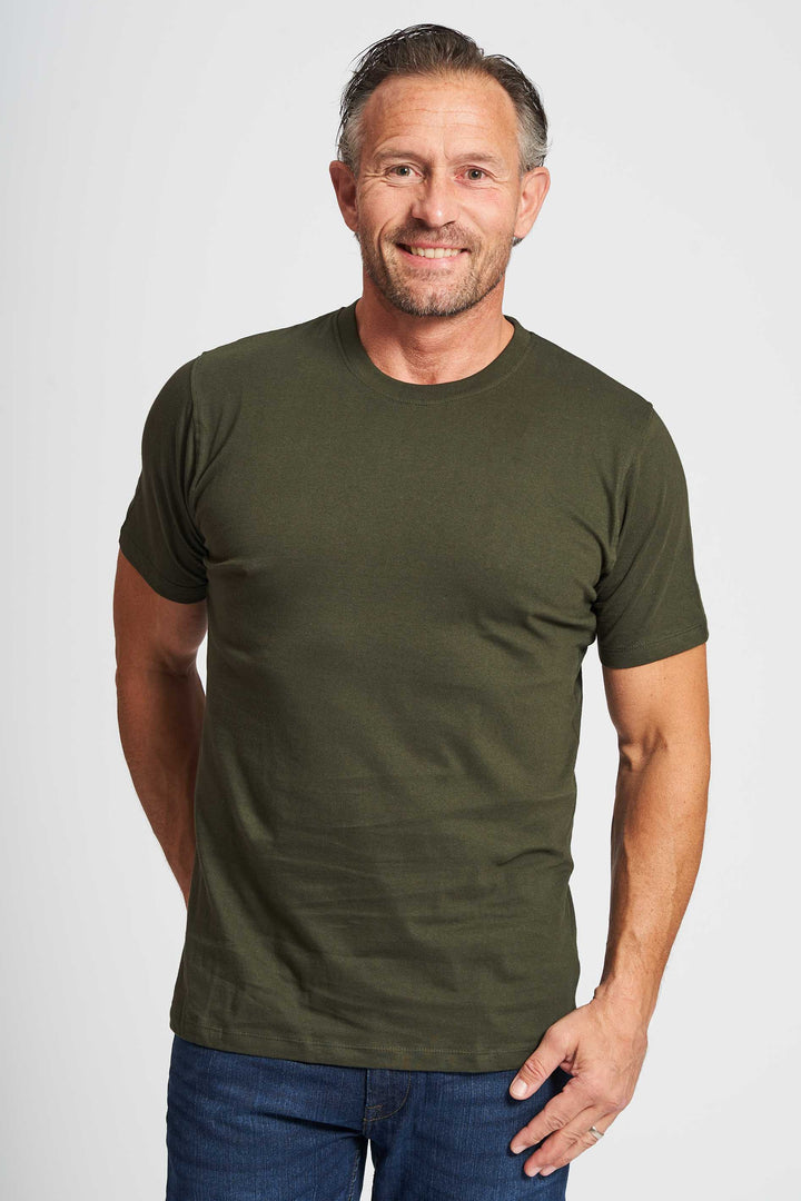 Basic T-shirt 'Fr. Havn' - Hunter Green