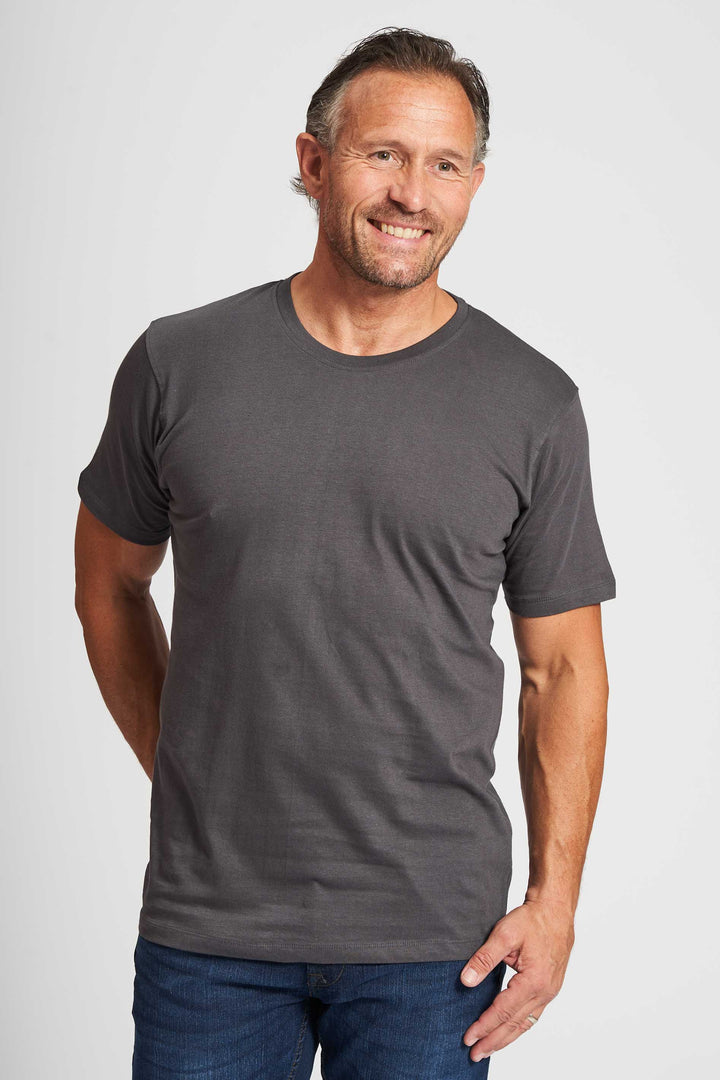 Basic T-shirt 'Fr. Havn' - Steel Grey