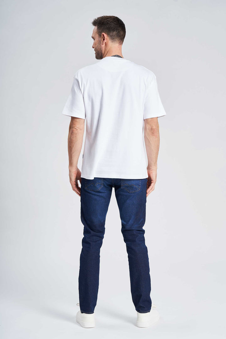 Box Fit T-Shirt 'Galten' - Optical White