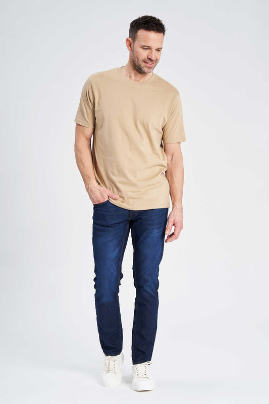 Basic T-shirt 'Fr. Havn' - Crockery