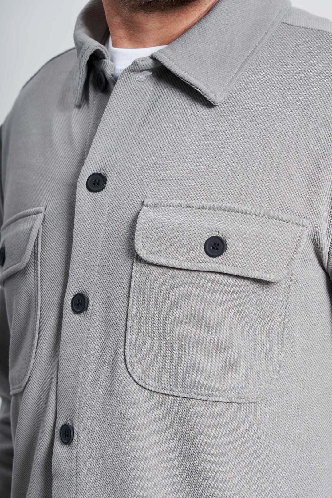 Overshirt 'INNello' - Light Grey