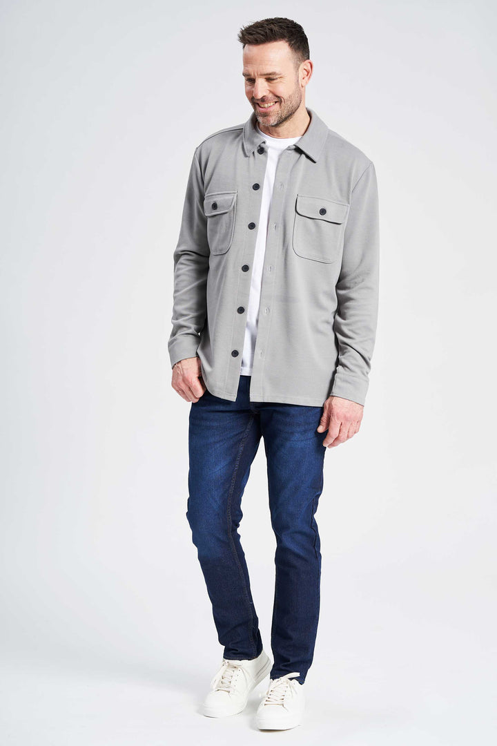 Overshirt 'INNello' - Light Grey