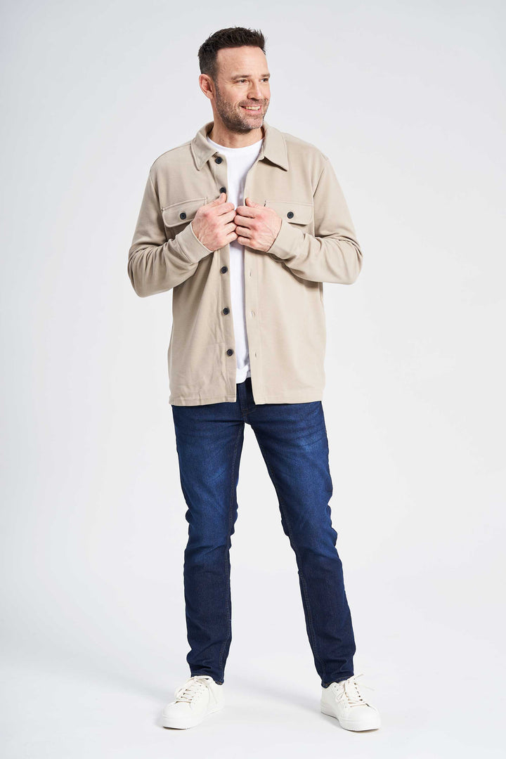 Overshirt 'INNello' - Simply Taupe