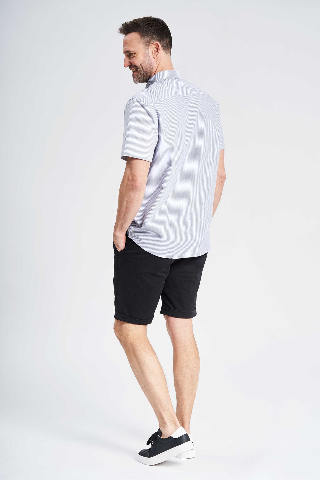 K/æ Oxford Skjorte 'Tinglev' - Dark Navy Stripe