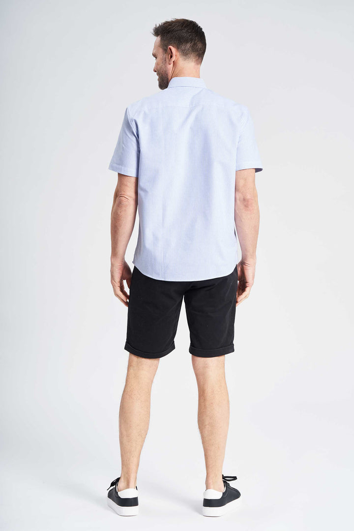 K/æ Oxford Skjorte 'Tinglev' - Light Blue Stripe