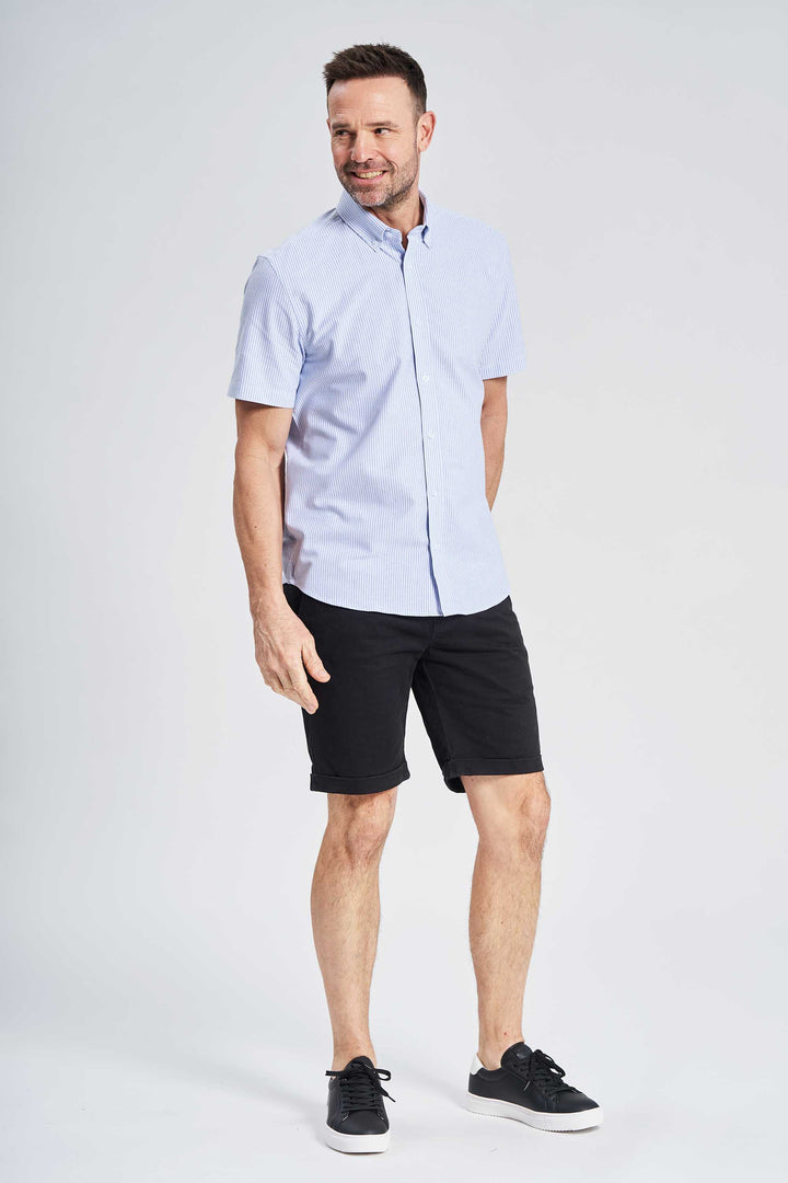 K/æ Oxford Skjorte 'Tinglev' - Light Blue Stripe