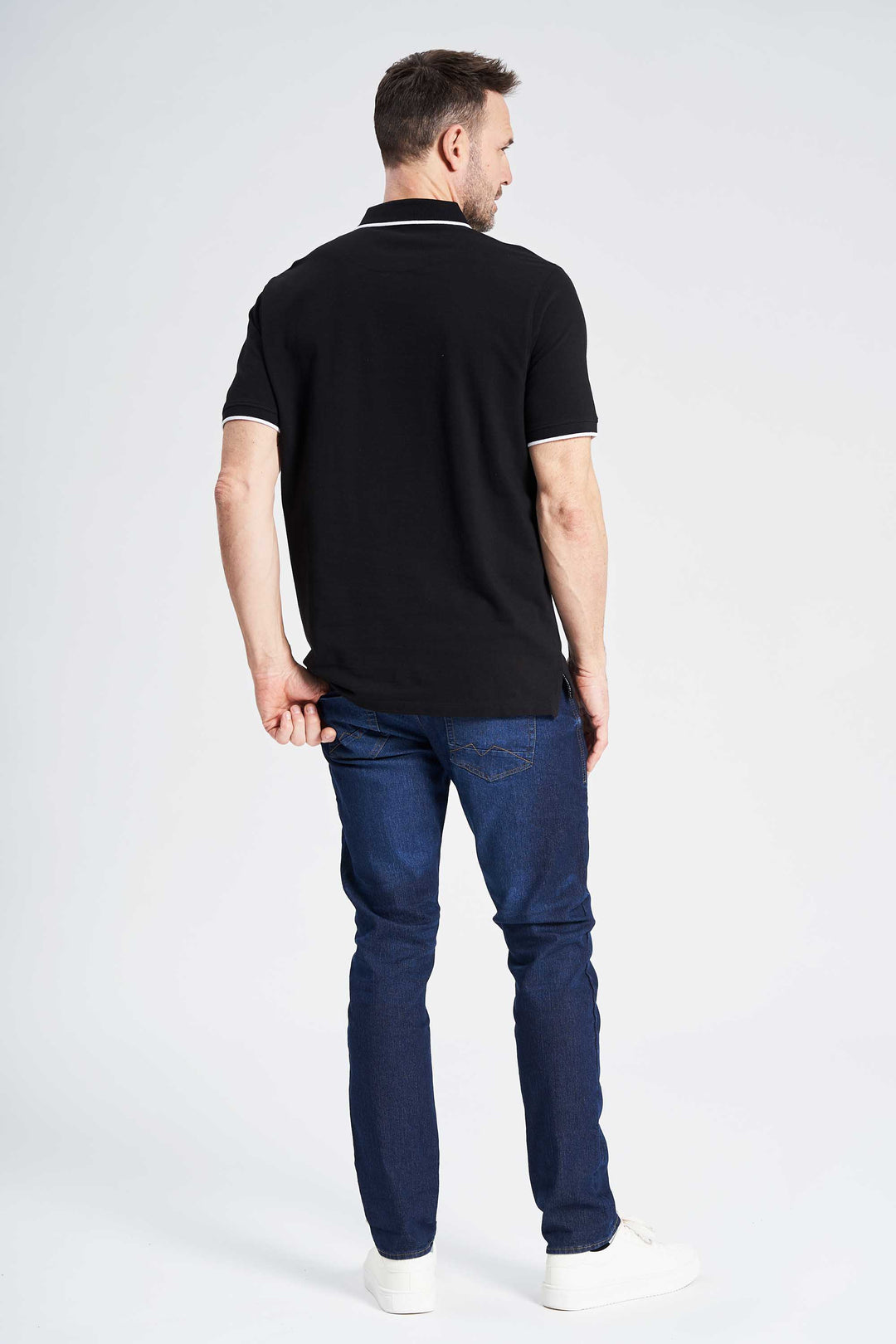 Polo T-Shirt 'Grenaa' - Black