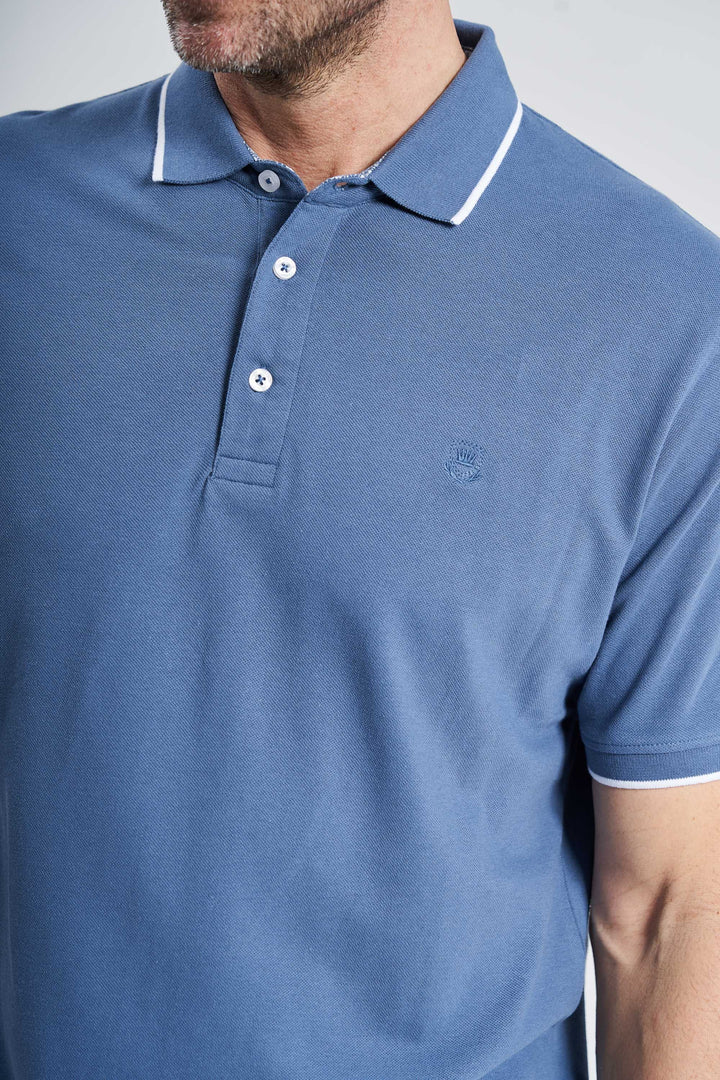 Polo T-Shirt 'Grenaa' - Coronet Blue