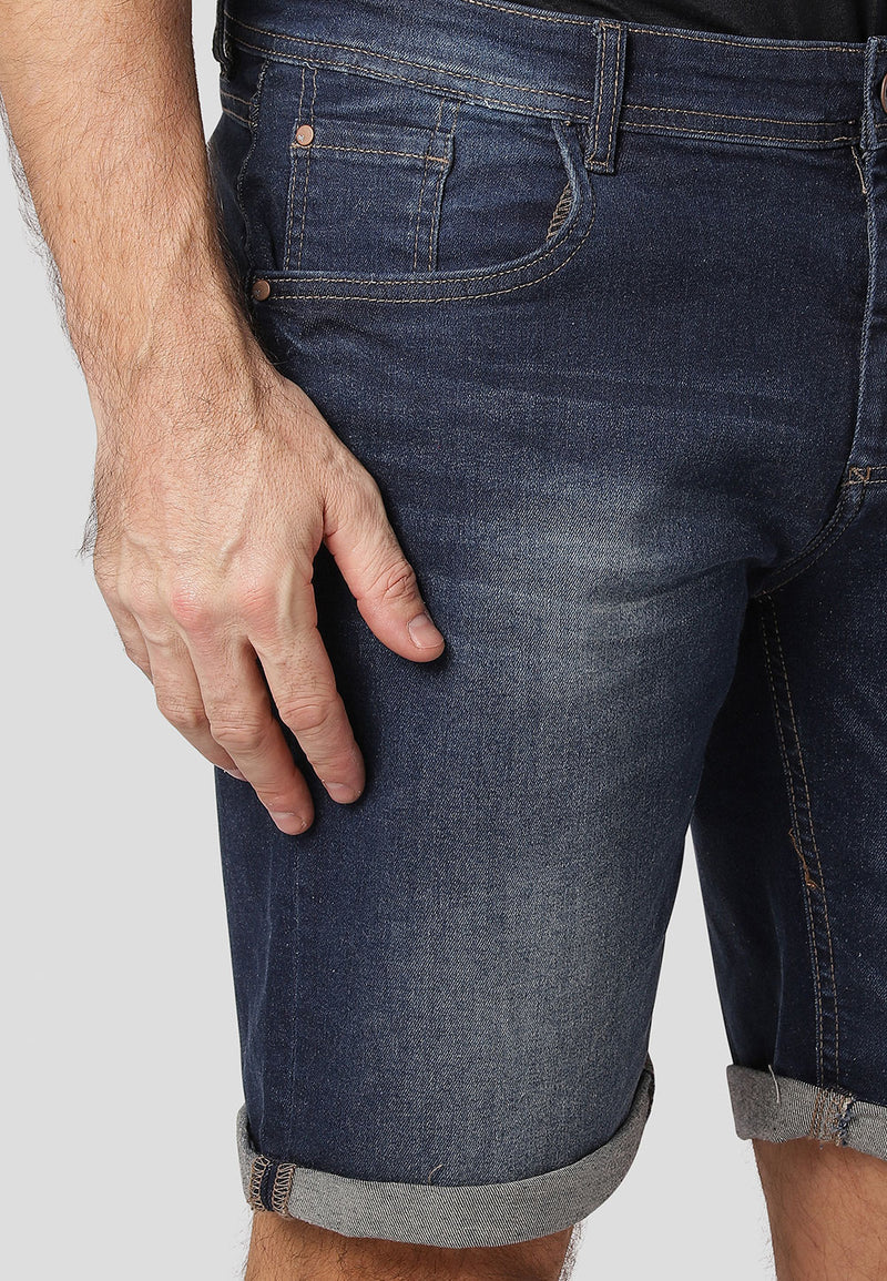 Denim Shorts 'Indie' - Dark Blue Wash