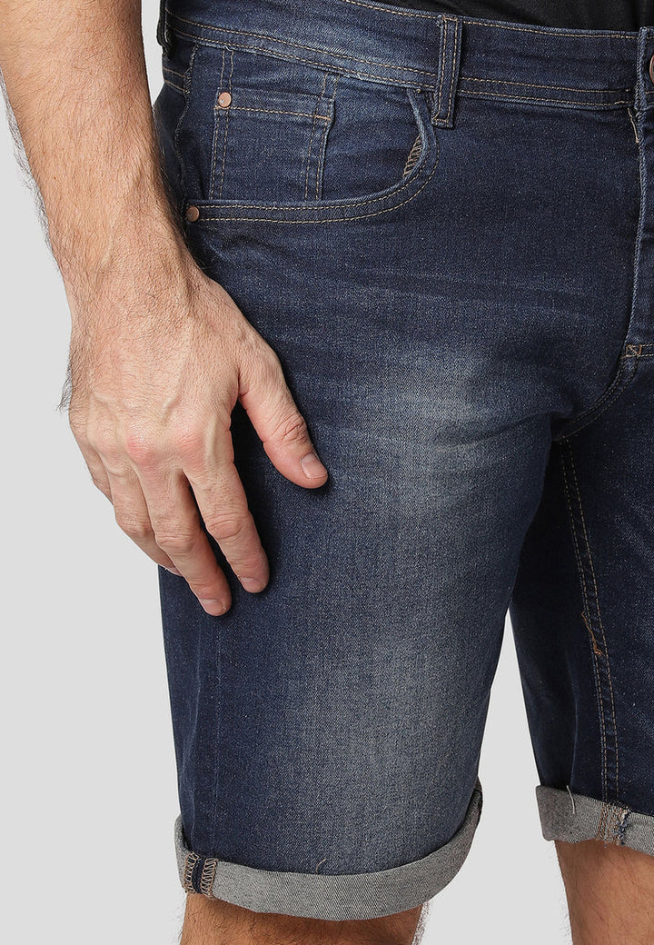 Denim Shorts 'Indie' - Dark Blue Wash