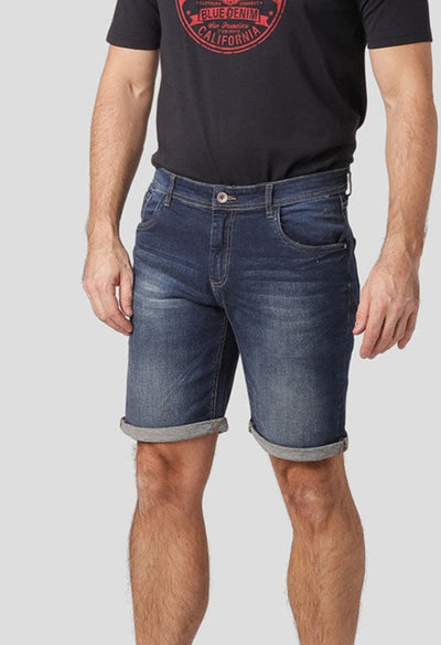 Denim Shorts 'Indie' - Dark Blue Wash