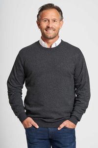 Basic Strik 'Nyrup' - Dk. Grey Mel.