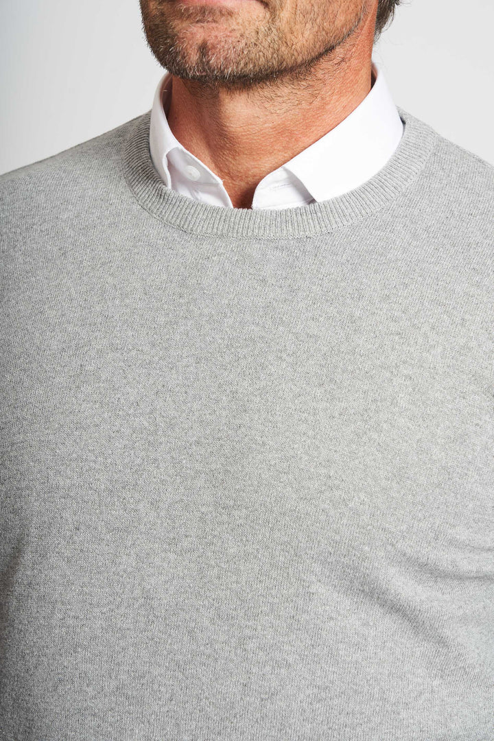 Pullover Strik 'Nyrup' - Grey Melange