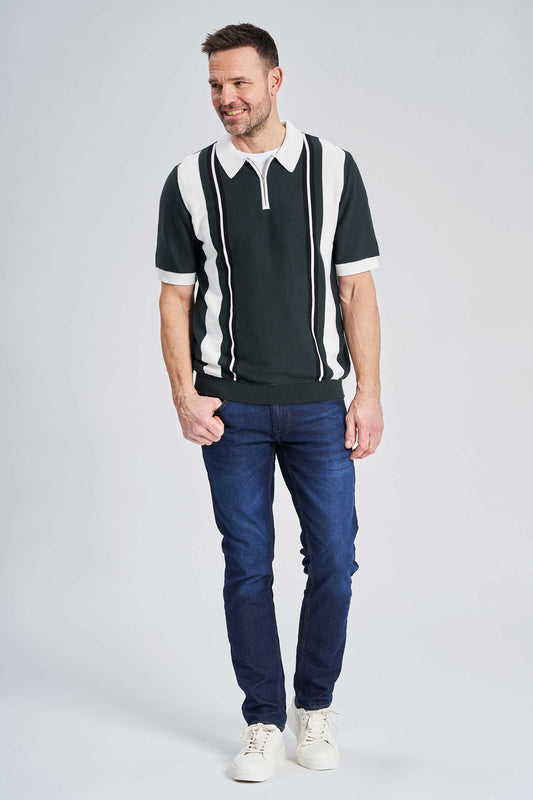 Strik Polo 'Agedrup' - Darkest Spruce