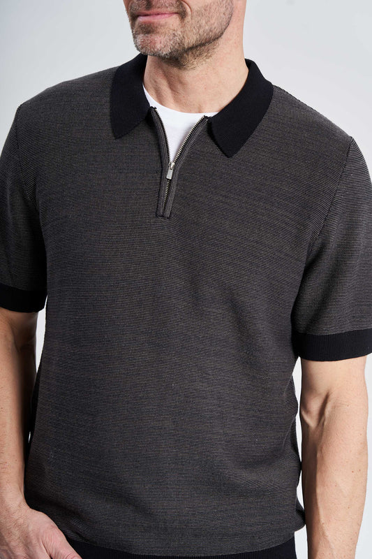 Strik Polo 'Auning' - Black