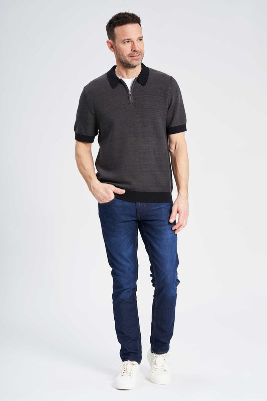 Strik Polo 'Auning' - Black