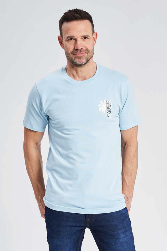 Logo T-Shirt 'Mern' - Dream Blue